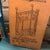 1960s Vintage MCM Gold Metal Two Tier Record Rack Holder For Sale - Image 5 of 6
