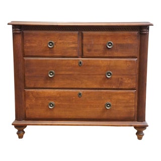 Durham Furniture Saville Row Collection Solid Cherry Early American 36" Nightstand Chest 980-204 For Sale