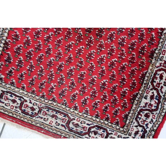 1970s Handmade Vintage Indian Seraband Rug 3' X 5.1' For Sale - Image 9 of 11