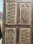 1920s Antique Hand-Carved Floral Wood Door | Reclaimed Single Sliding Barn or Hinged Door 82 For Sale - Image 5 of 6