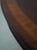 Wood Vintage Round Mahogany Inlaid Dining Table W. 2 Leaves For Sale - Image 7 of 18