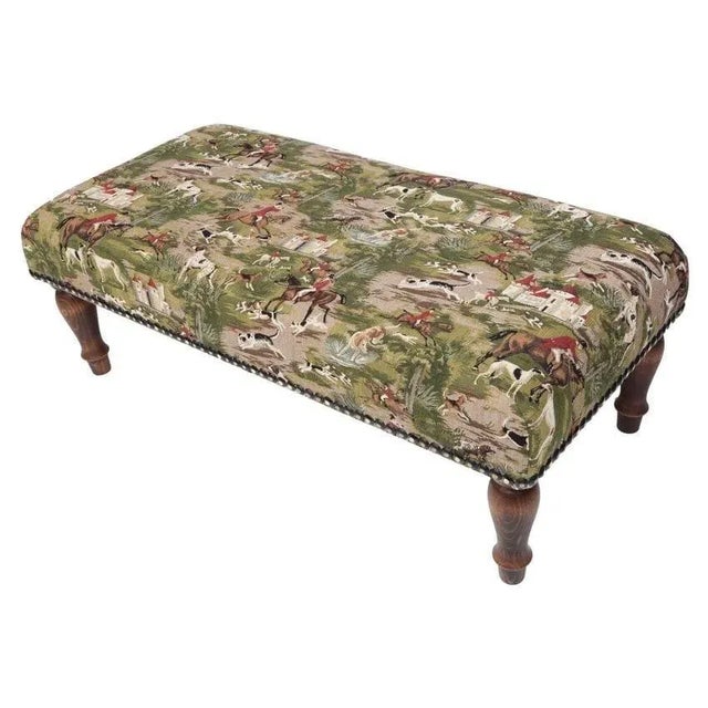 English 00 Horses & Hounds Regular Stool For Sale - Image 3 of 3