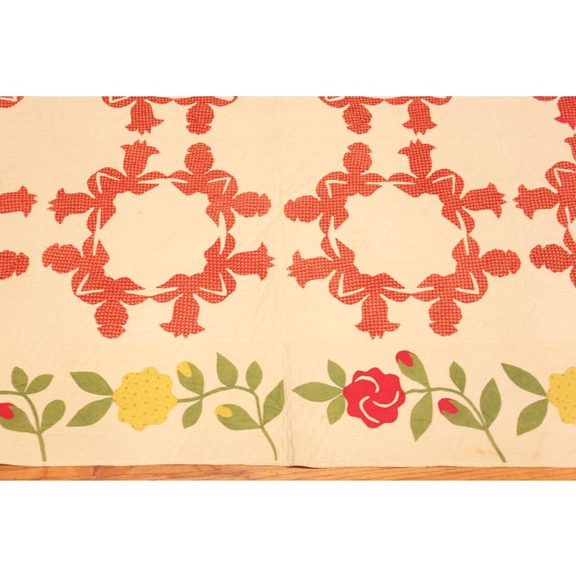 Mid 19th Century Nazmiyal Collection Antique American Quilt Textile For Sale - Image 5 of 7
