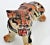 Burnt Orange Figurine Porcelain Tiger For Sale - Image 8 of 13