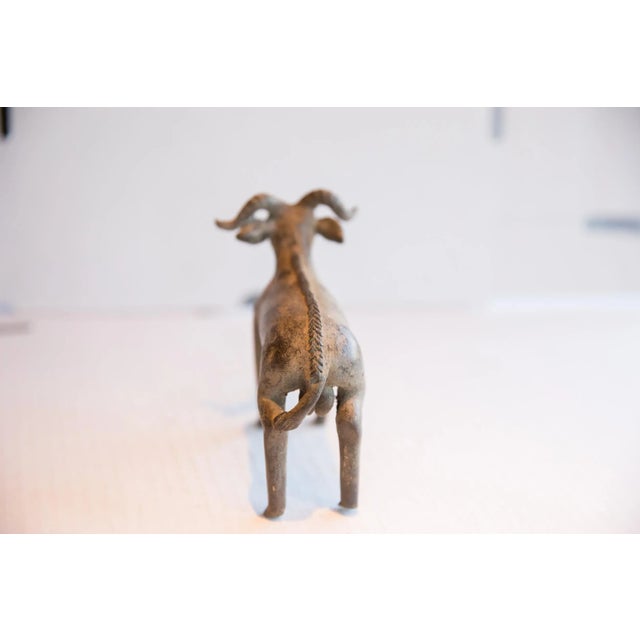 Vintage African Ram Sculpture For Sale In New York - Image 6 of 7