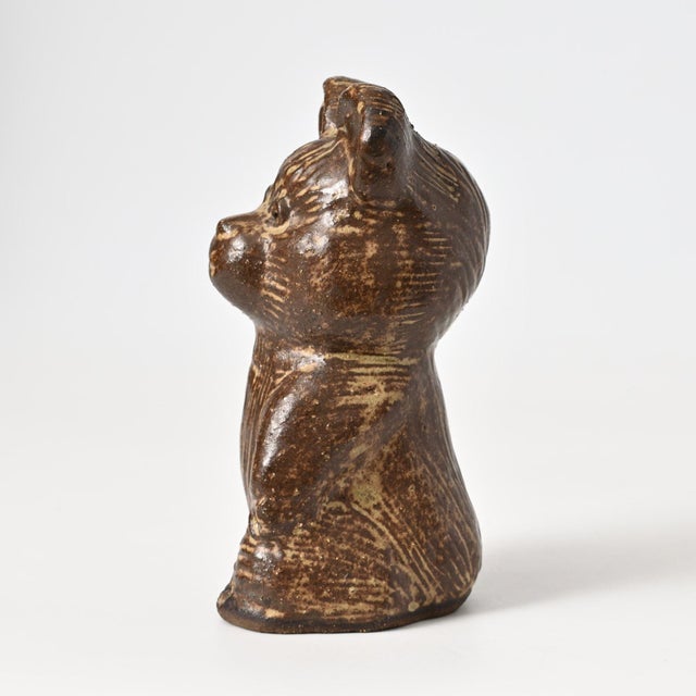 Danish Stoneware Bear Figurine from Rath, 1980s For Sale - Image 4 of 9