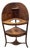 Antique Mahogany Corner Washstand Wash Stand Basin Cabinet W/ Drawer Shelf For Sale