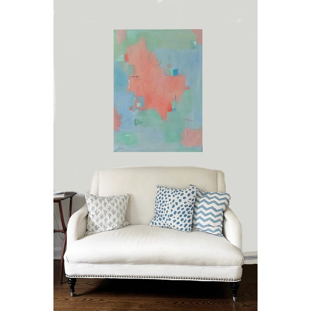 Gentle Voices creates an ambiance of warmth and grace. The main colors are peach, sift green, sky blue and a bit of rose....