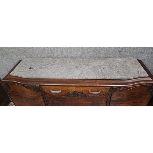 1930s Art Deco Mahogany Credenza, 1930s For Sale - Image 5 of 10