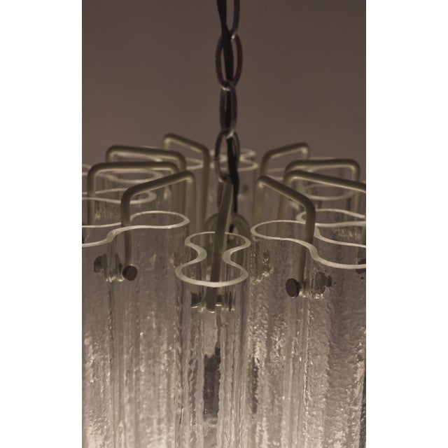 Venini Infinity Pendant in Hand-Blown Corteccia Murano Glass, Italy, 1960s For Sale - Image 6 of 11