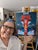 Contemporary I always thought that records were meant to be Broken by Shan Fannin | Acrylic on canvas of a red Ferrari F2004 race car For Sale - Image 3 of 5