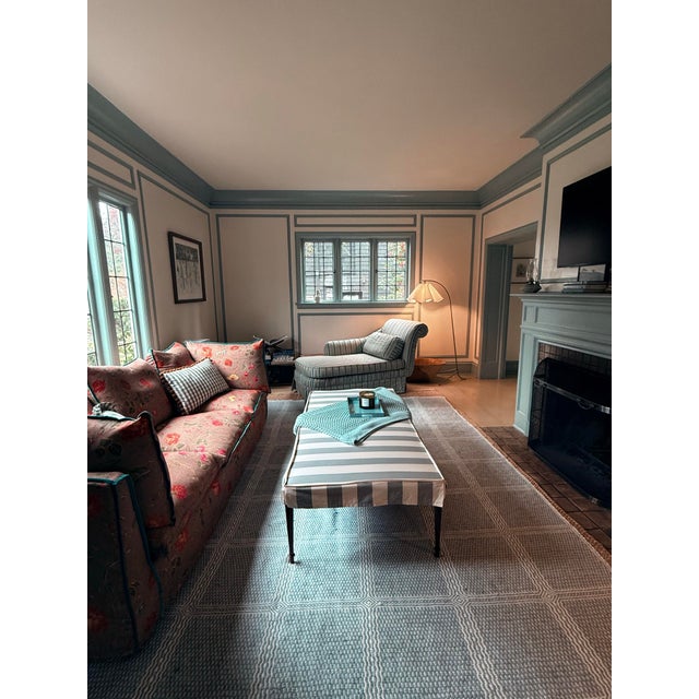 George Smith Sophie Conran “Coco” 3.5-Seater Sofa in Andrew Martin Wildwood Twig | Handmade in Usa | New / Unused For Sale - Image 4 of 5