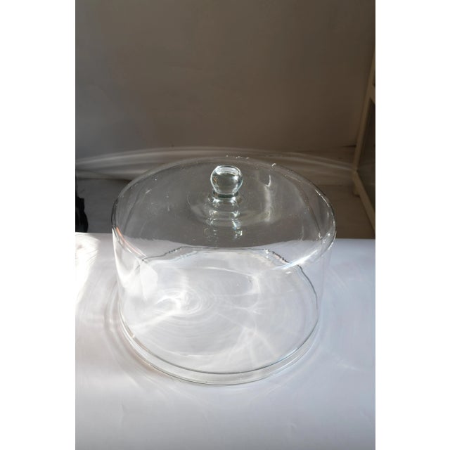 Early 20th Century French Patisserie Cake Stand Cheese Cover Bell For Sale - Image 4 of 13
