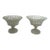 Two Similar White Openwork Porcelain Pedestal Compotes For Sale