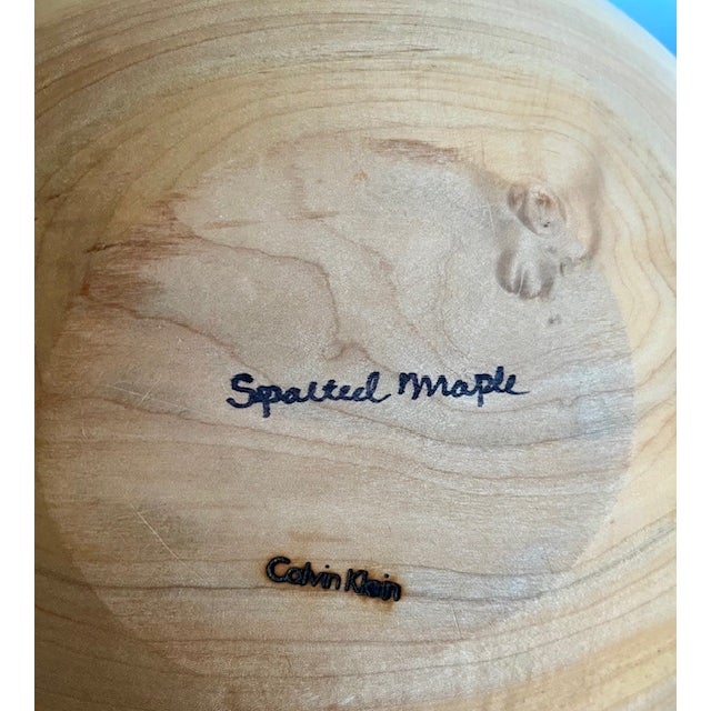 Exclusive Collaboration - Spencer Peterman for Calvin Klein - Spalted Maple Bowl, Collector’s Piece For Sale - Image 9 of 9
