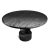 Modern Modern Black Stack Pedestal Dining Table For Sale - Image 3 of 8