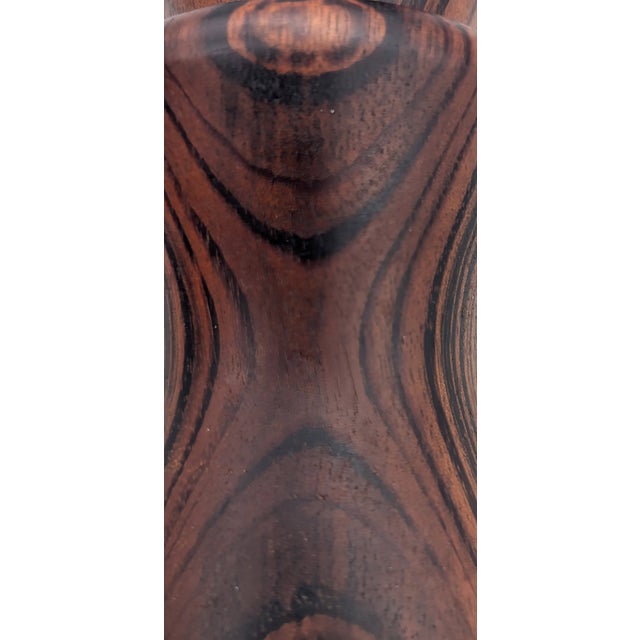 Mid 20th Century Danish Rosewood Salt & Pepper Mills, a Pair For Sale - Image 11 of 11