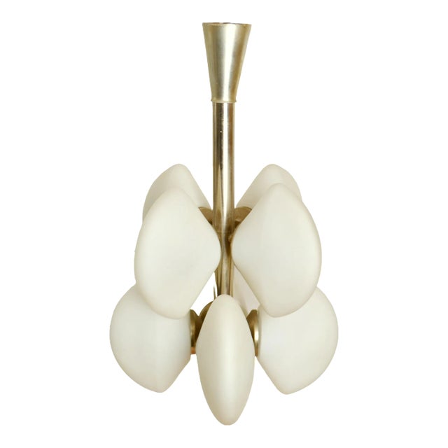 Sputnik Pendant with Opalescent Shades, 1960s For Sale