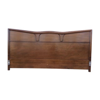 1960s Walnut Headboard - King Size For Sale