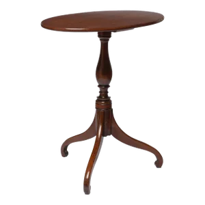 American Cherry Hepplewhite Candle Stand, 1800