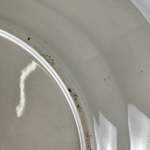 Large Round Jane Model Platter from KG Lunéville, 1890s For Sale - Image 6 of 11