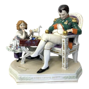 Mid 20th Century Capoidimonte Napoleon Figurine