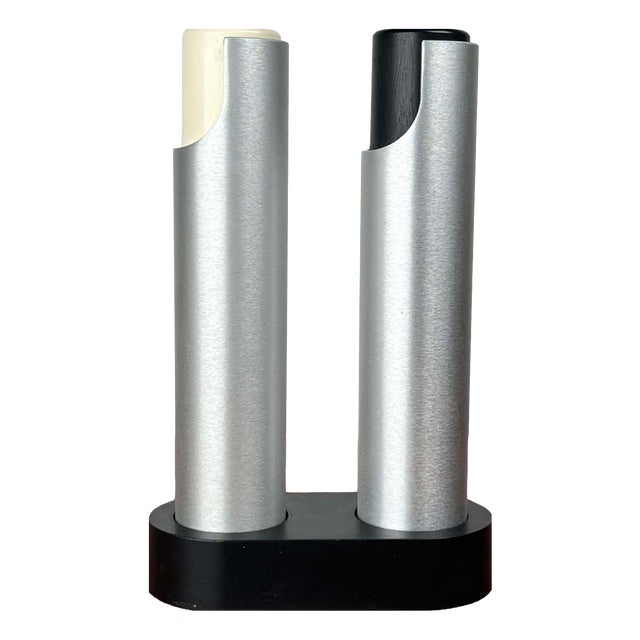 Mid-Century Modern Danish Pepper and Salt Grater by Rud Thygesen and Johnny Sørensen for Rosendahl, 1960s, Set of 2 For Sale