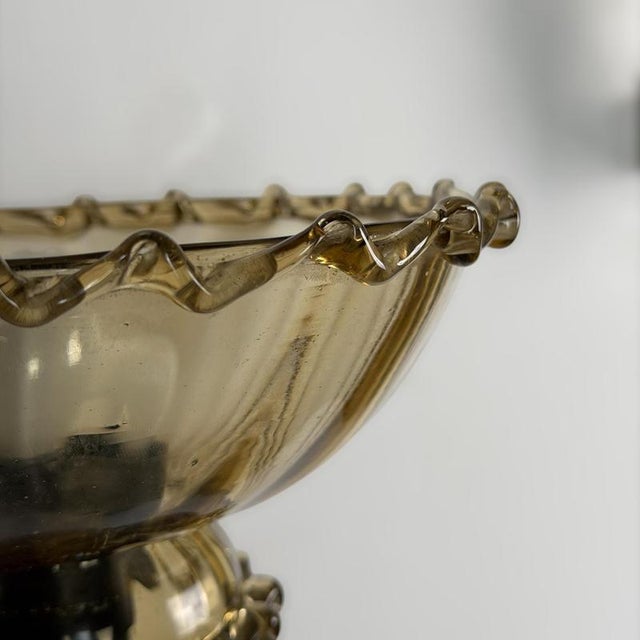 Art Deco Amber Murano Glass Sconces by Aureliano Toso for Toso, 1940s, Set of 2 For Sale - Image 13 of 18