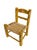 This is a vintage Mexican folk art children's chair. The bright, hand-painted chair has a floral theme with wooden frame...