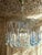 Vintage Lady Victoria Chandelier With Iridescent Murano Glass Drop, Set of 2 For Sale - Image 9 of 9