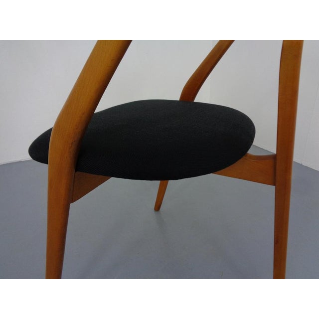 Mid-Century Tripod Beech Chair, 1960s For Sale - Image 15 of 18