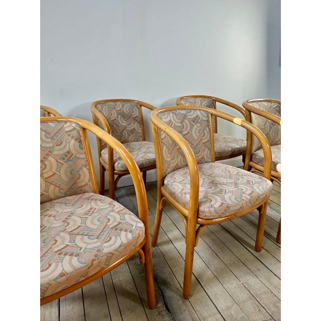 1980s Vintage Armchairs from Baumann, France, 1980s, Set of 6 For Sale - Image 5 of 11