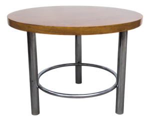 Bauhaus Tubular Steel Coffee Table TN58 by Arnošt Beck for Mücke Melder, 1930s