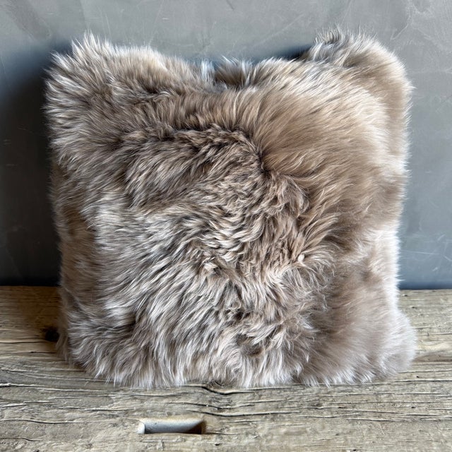 18" x 18" Includes insert. Our Anatolian Sheep Pillow is a cozy nod to traditional craftsmanship and natural texture....