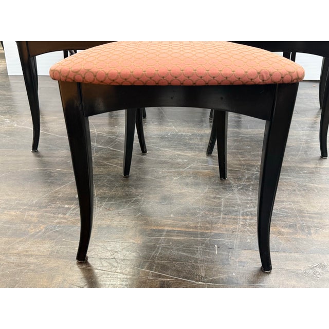 Black Antonio Sibau for Sibau Furniture Dining Chairs, Set of Six For Sale - Image 8 of 12