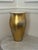 Vintage Italian gold and silver leaf finished terracotta Florentine style vase. With beautiful silver leaf images hand...
