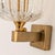 Metal 1950s Italian Wall Lights Murano Glass Sconces Art Deco Style, by Barovier & Toso - Pair For Sale - Image 7 of 10