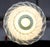 Mid 20th Century Art Nouveau Swirl Opal Glass Hanging Pendant Light For Sale - Image 9 of 10