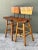 Arthur Umanoff MCM Slat Back Bar Stools After Arthur Umanoff - Pair For Sale - Image 4 of 12