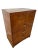 Gorgeous Mid Century Art Deco Revival Dresser Chest with Four Drawers, Brass Pulls and Geometric wood grain. 41" Tall X...