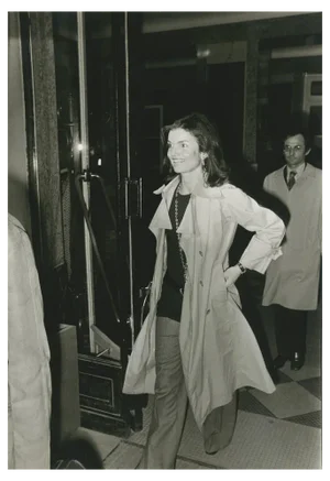 Jackie Kennedy, Leaving the Hospital, Paris, France, 1970s, Photographic Print