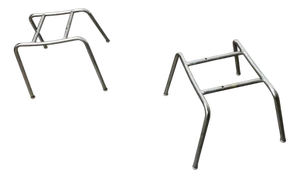 Mid-Century Modern Metal H-Bases for Chairs from Wild + Spieth and Fröscher, 1960s, Set of 2