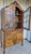 Vintage Burl Wood, French Provincial Display Cabinet, Louis XV Style ,1930s For Sale - Image 15 of 18