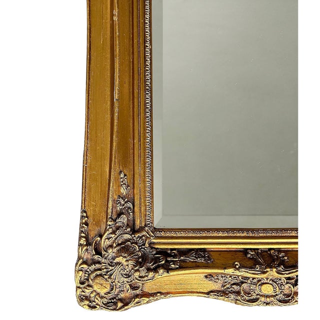 19th-C. French Neoclassical Beveled Trumeau Mirror, Cherub Bas-Relief Panel For Sale In Miami - Image 6 of 11