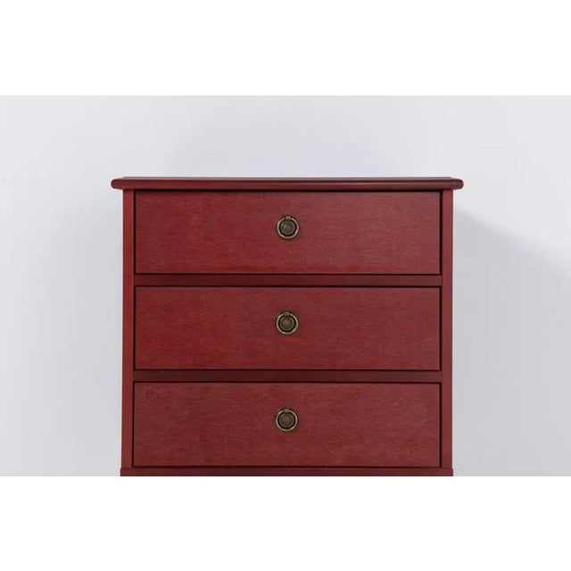 Swedish Lowboard and Mirror Hallway Set, 1970s, Set of 2 For Sale - Image 4 of 13