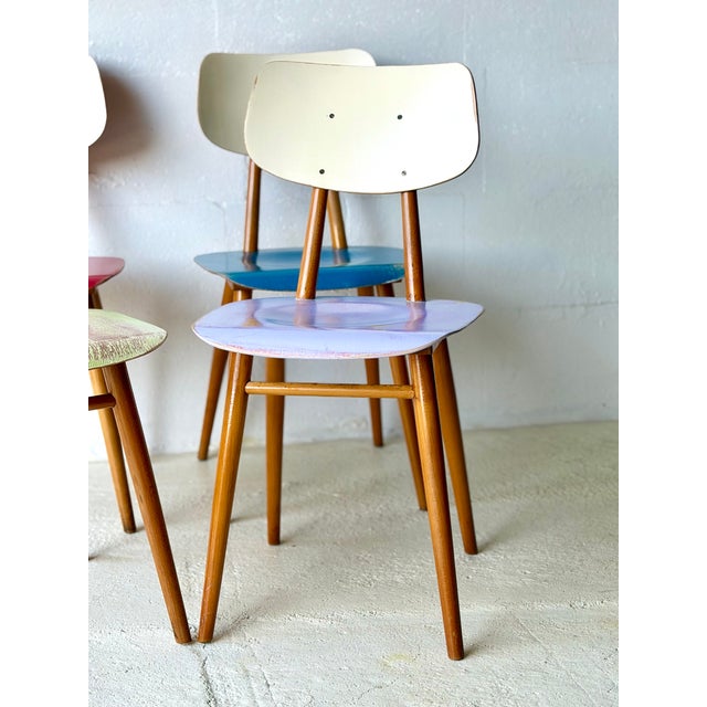 Bistro Chairs from Ton, 1960, Set of 4 For Sale - Image 18 of 18