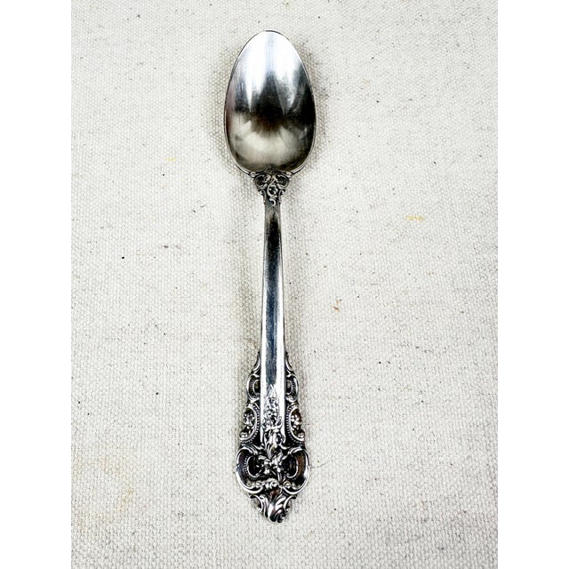 Wallace Silversmiths Vintage Wallace "Grande Baroque" Sterling Silver 5-Piece Flatware Place Setting For Sale - Image 4 of 9