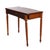 Brown Antique Sheraton Mahogany Banded & Inlaid Turret Top Card Table C1830 For Sale - Image 8 of 11