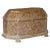 18th Century Indian Hand Carved & Painted Coffer Linen Trunk, 1780s For Sale