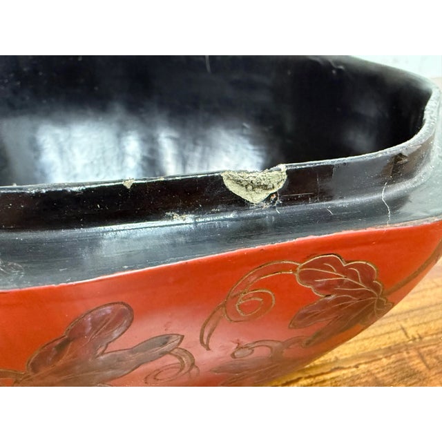 Chaubon Antiques Chinese Red Lacquer Gourd Shaped Box For Sale - Image 11 of 12